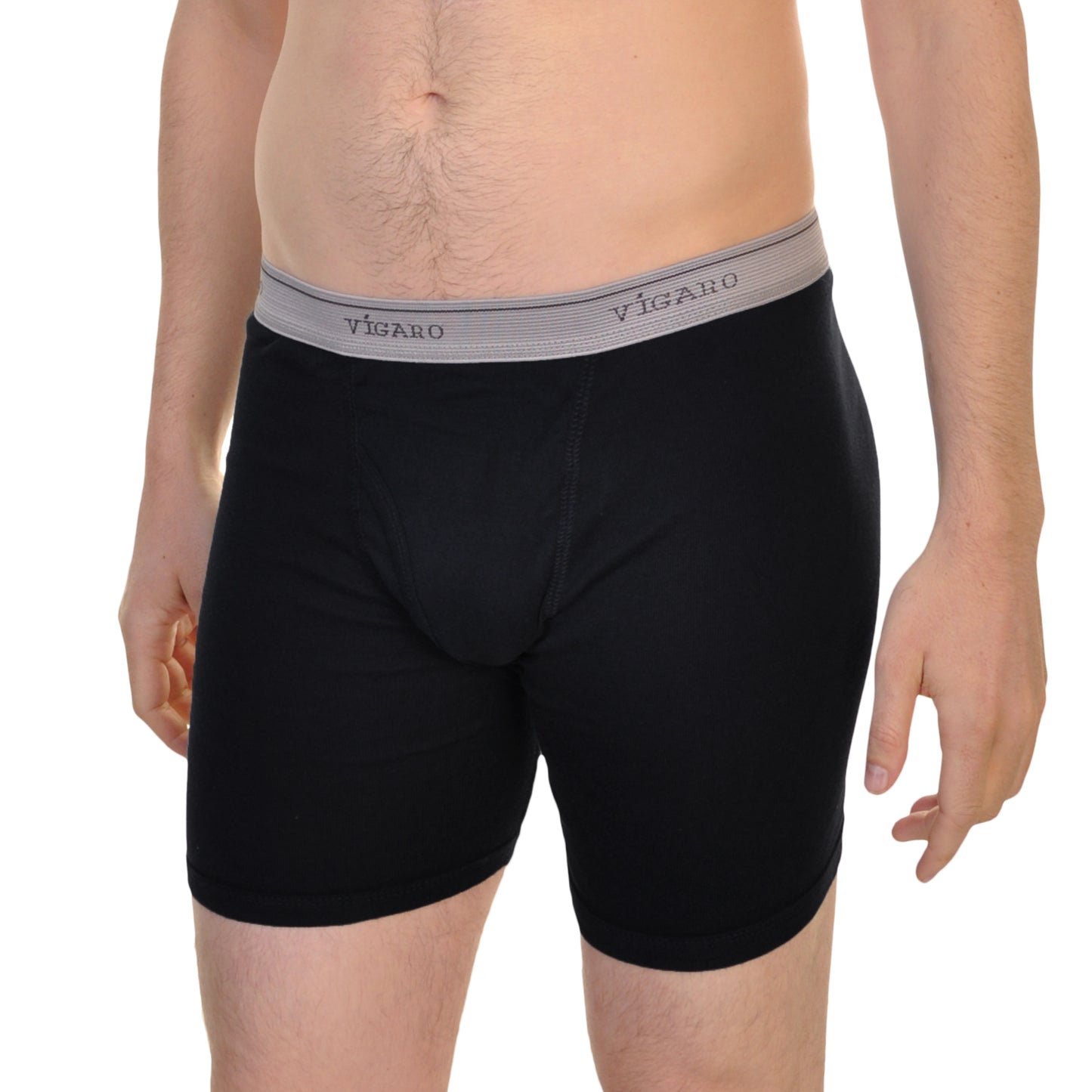 Mens Cotton Comfort Boxer Briefs (6-Pack)