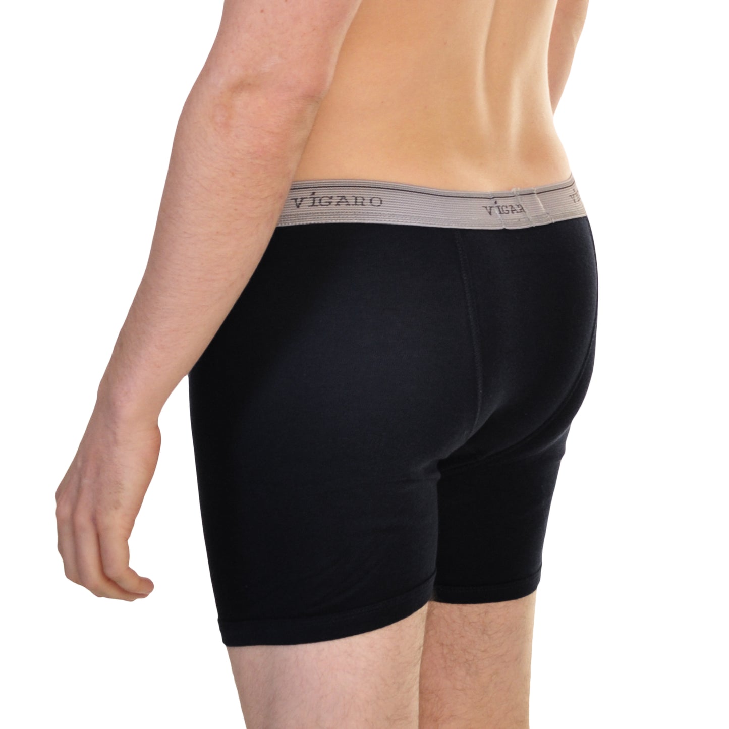 Mens Cotton Comfort Boxer Briefs (6-Pack)