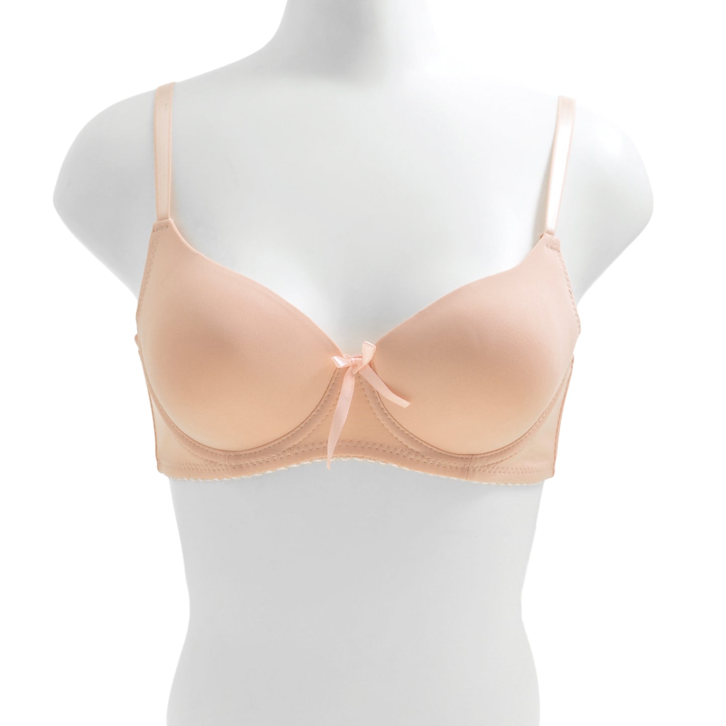 Wired A-Cup T-shirt Bra with Adjustable Straps (6-Pack)