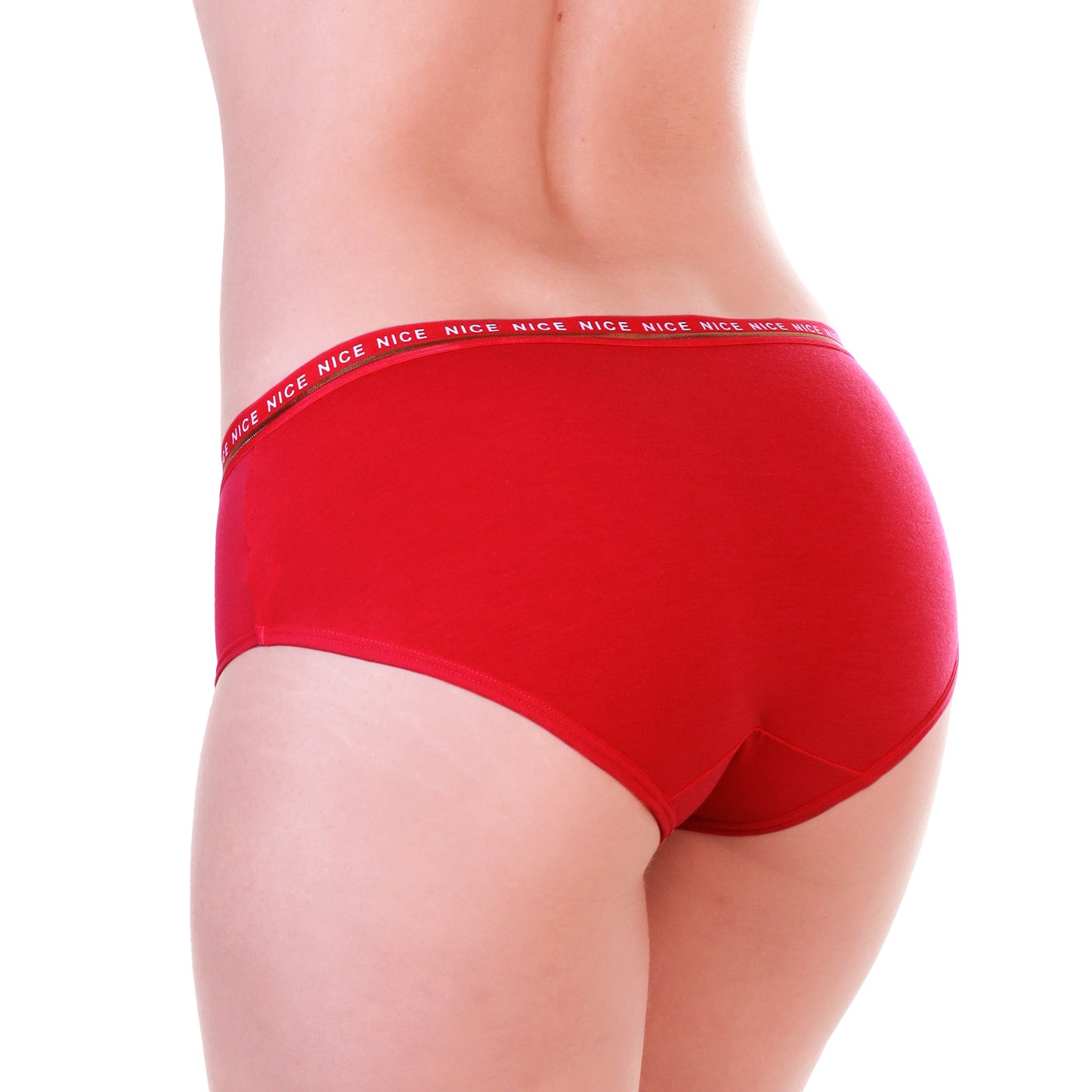 Cotton Hiphugger Panties with Elastic Waistband (6-Pack)