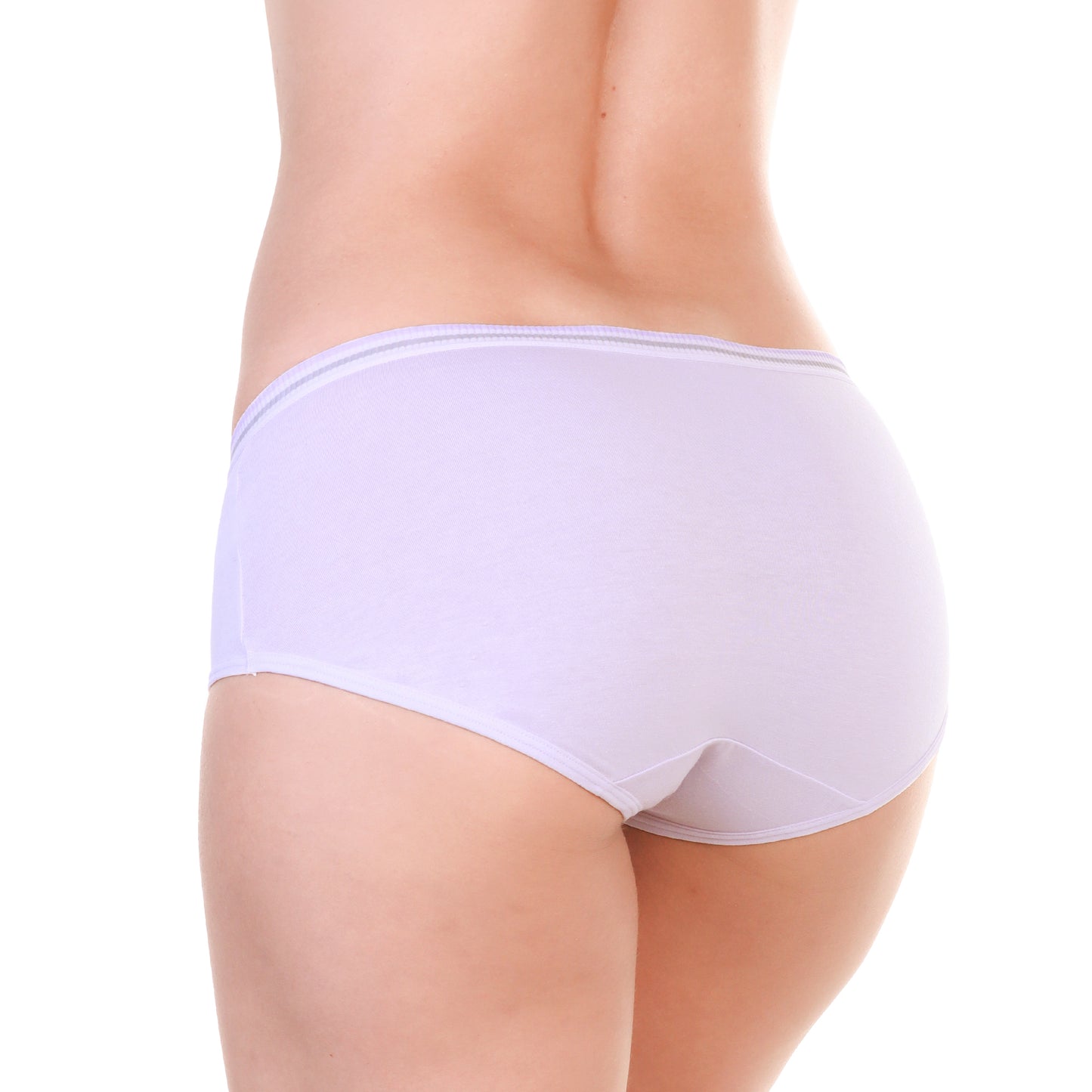 Cotton Full Coverage Hiphugger Panties (6-Pack)