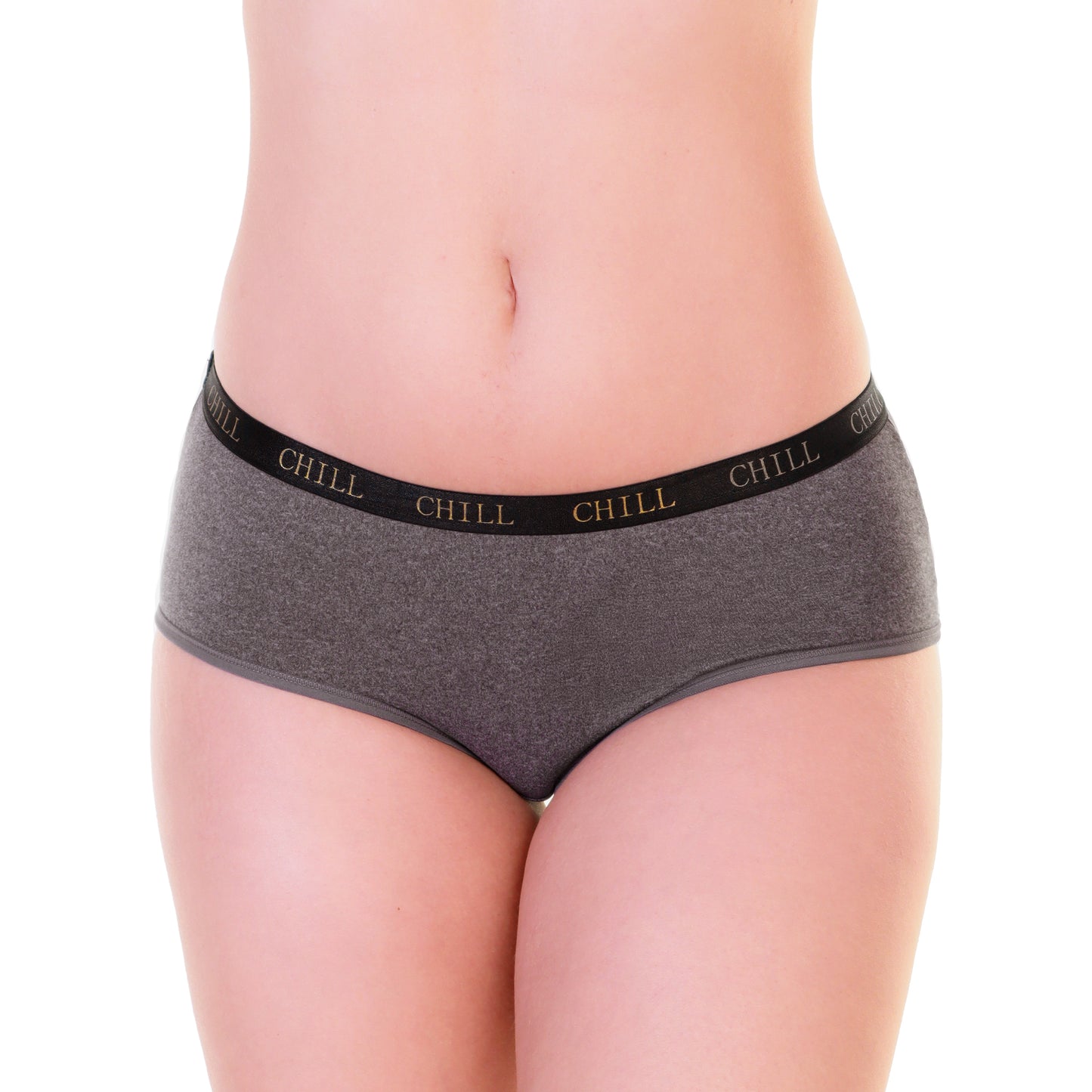 Mid-Rise Brief Panties with CHILL Elastic Waistband (6-Pack)