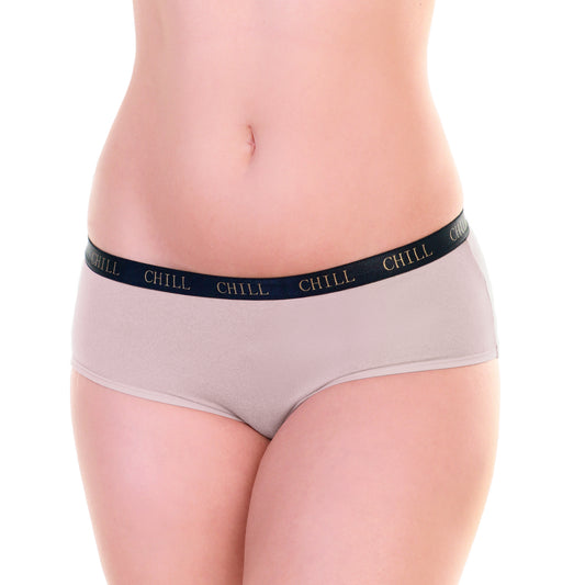Mid-Rise Brief Panties with CHILL Elastic Waistband (6-Pack)