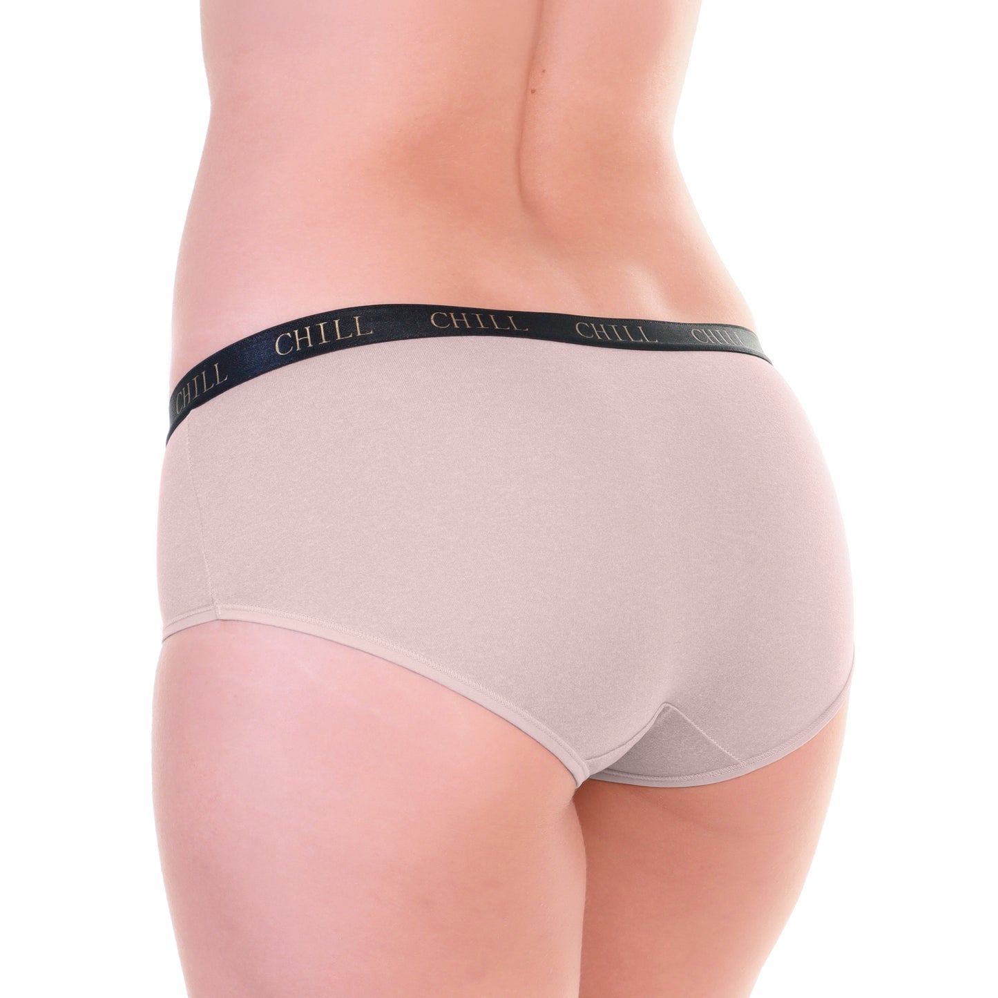 Mid-Rise Brief Panties with CHILL Elastic Waistband (6-Pack)