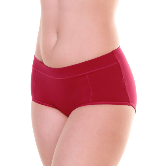 Classic Cotton Mid-Rise Brief Panties (6-Pack)