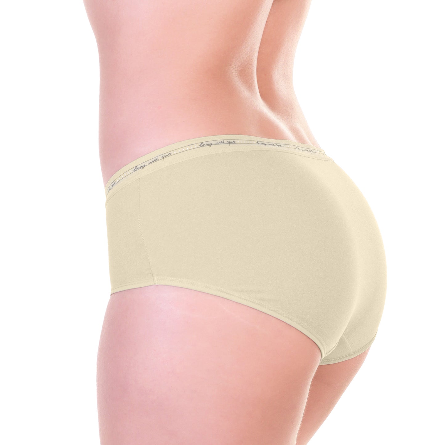 Microfiber Hiphugger Panties with Elastic Waistband (6-Pack)