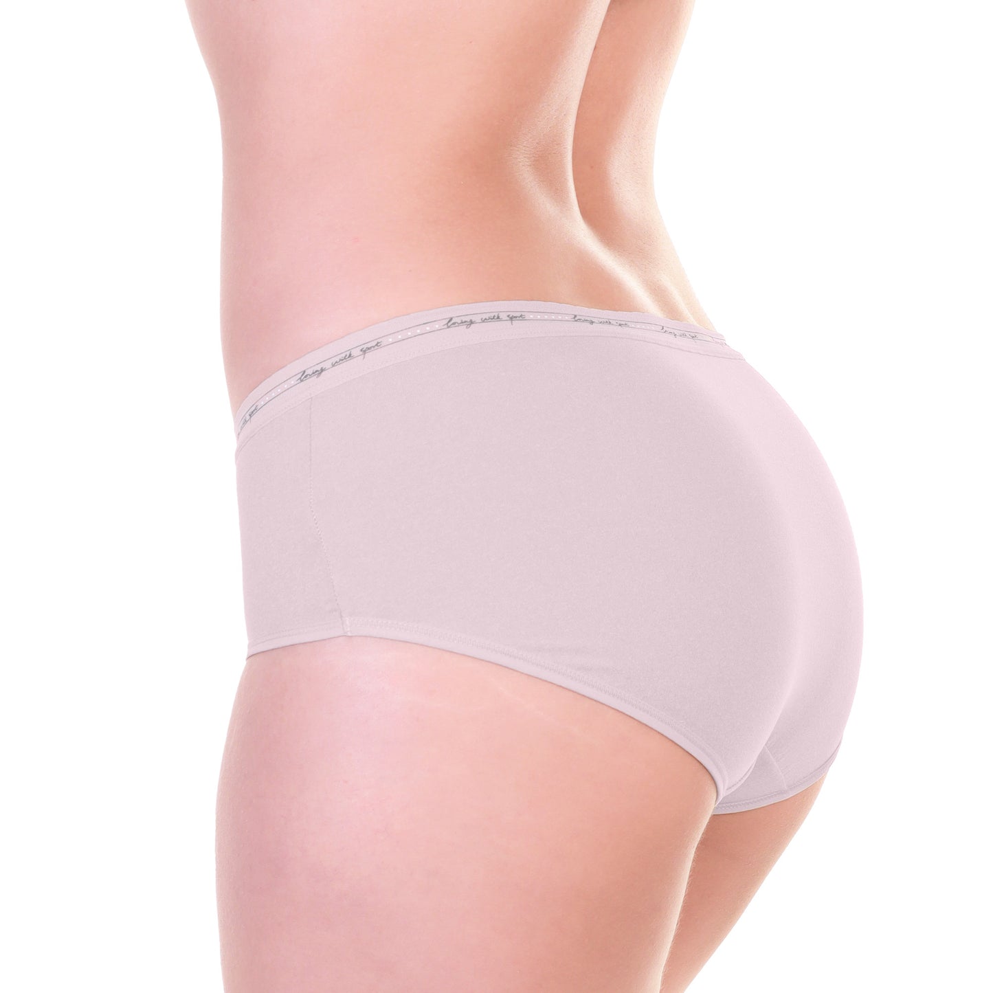 Microfiber Hiphugger Panties with Elastic Waistband (6-Pack)