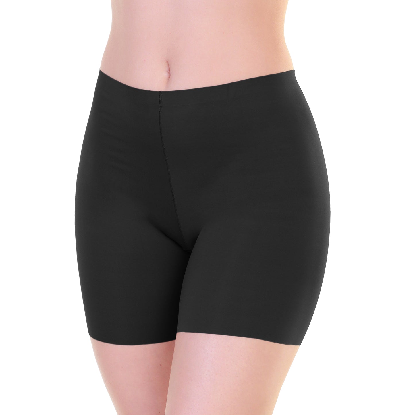 High Rise Nylon Laser Cut Safety Shorts (6-Pack)