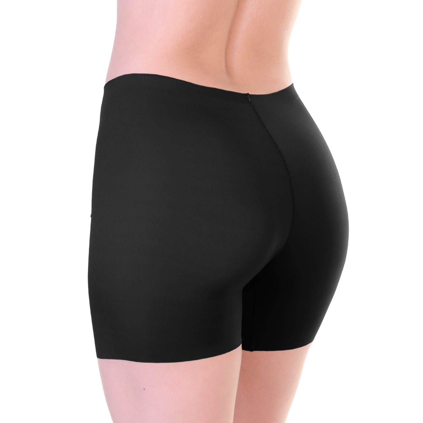 High Rise Nylon Laser Cut Safety Shorts (6-Pack)