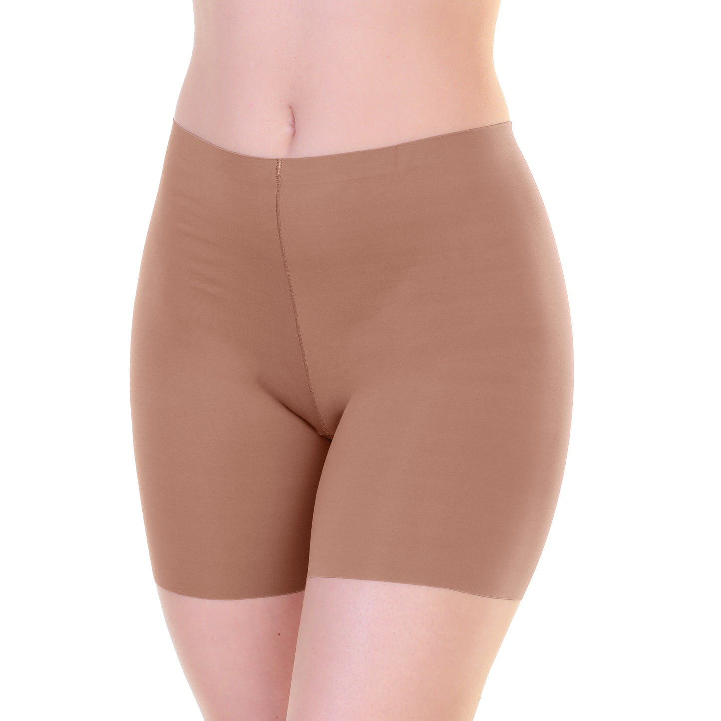High Rise Nylon Laser Cut Safety Shorts (6-Pack)