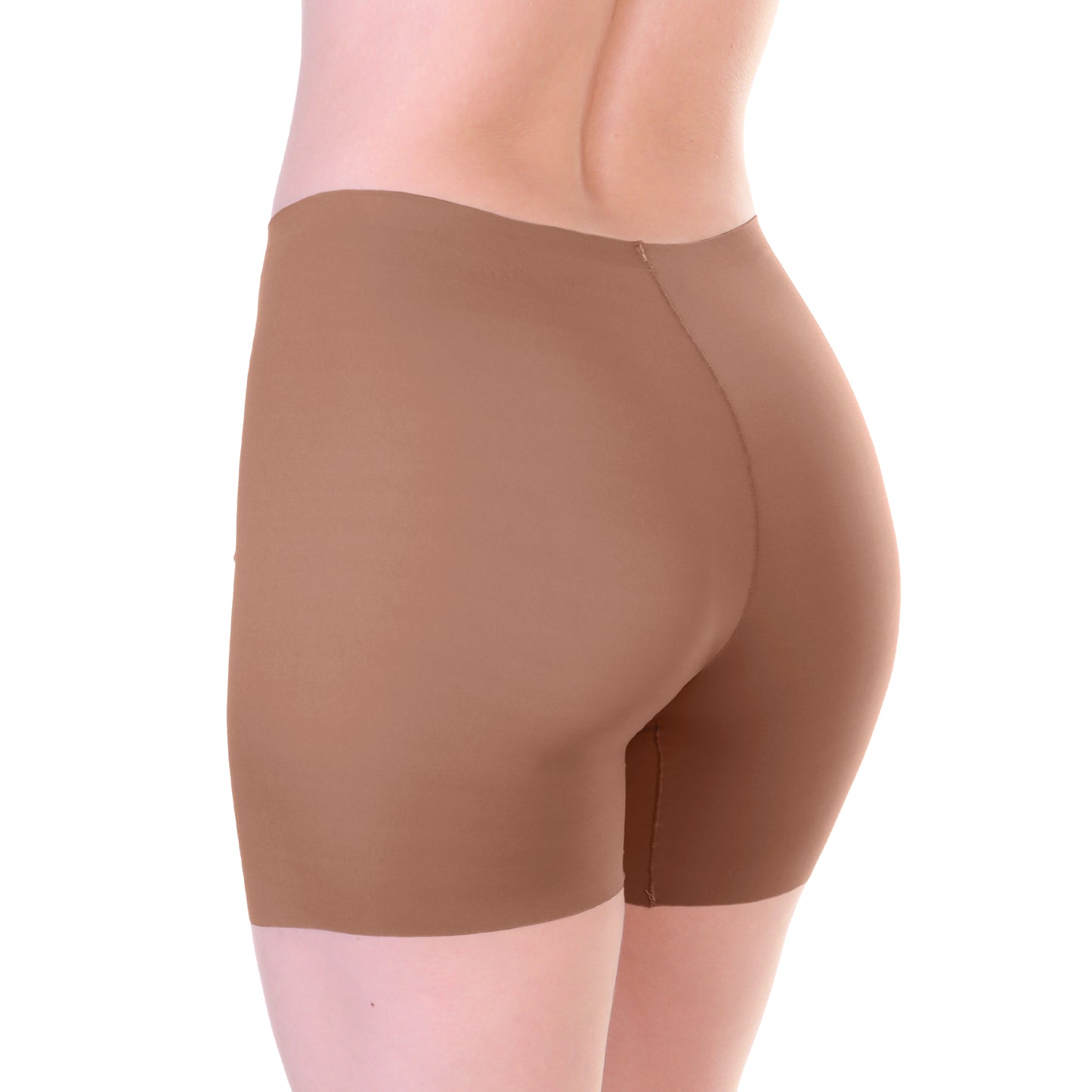 High Rise Nylon Laser Cut Safety Shorts (6-Pack)
