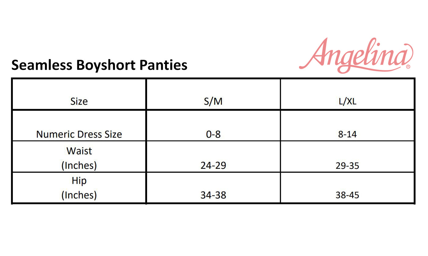 Seamless Microfiber Boyshort Panties (6-Pack)