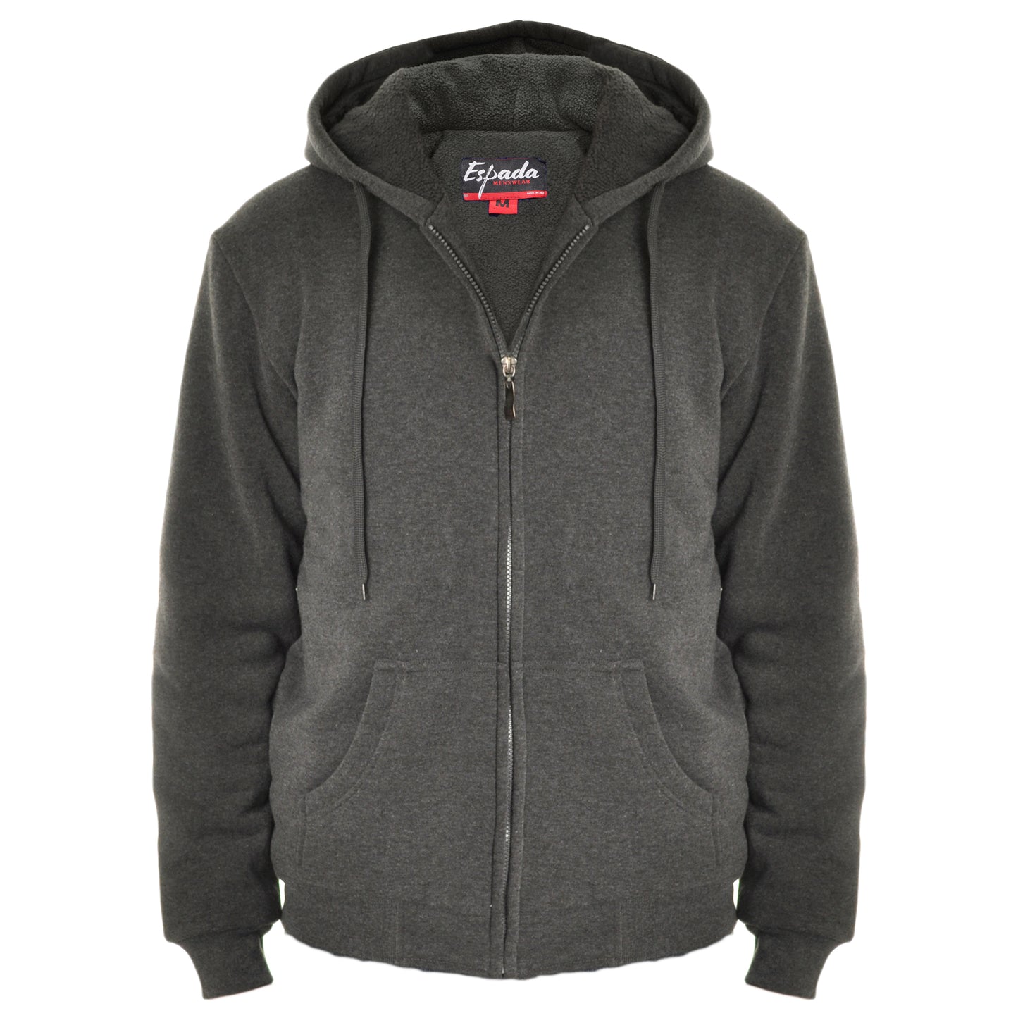 Men's Sherpa-Lined Hoodie Jacket