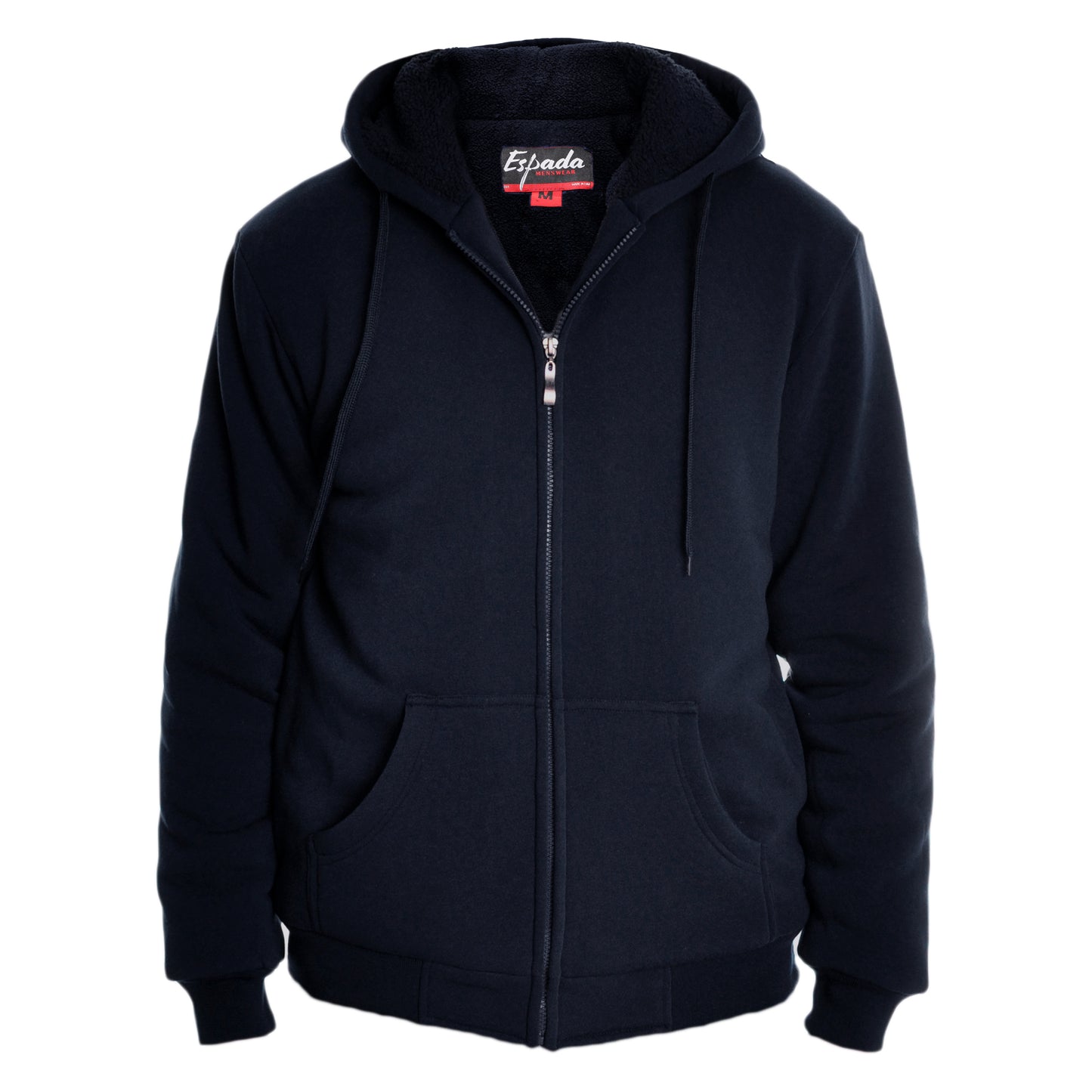 Men's Sherpa-Lined Hoodie Jacket