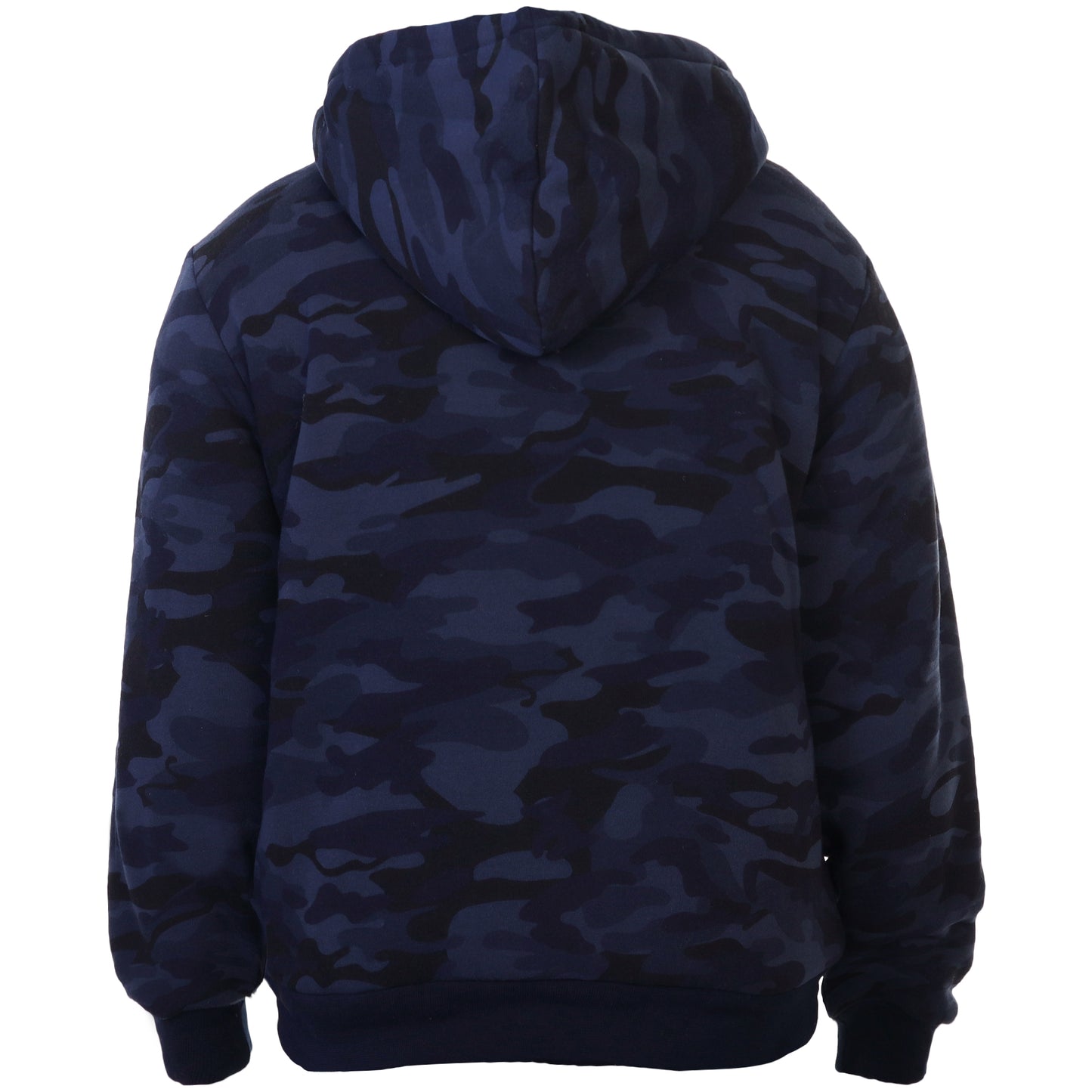 Men's Full-Zip Camo Sherpa-Lined Hoodie Jacket (1-Pack)