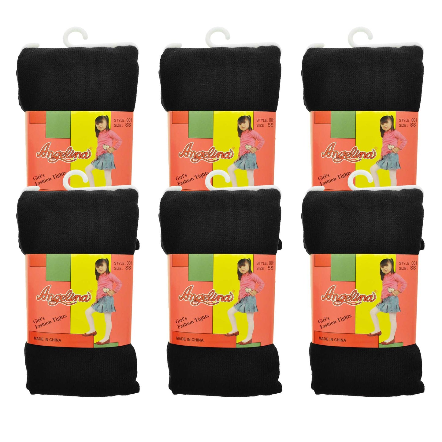 Girls Winter Tights (6-Pack)