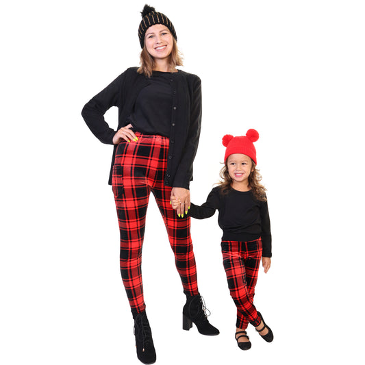 Mommy and Me Velvet Patterned Leggings (3-Pack)