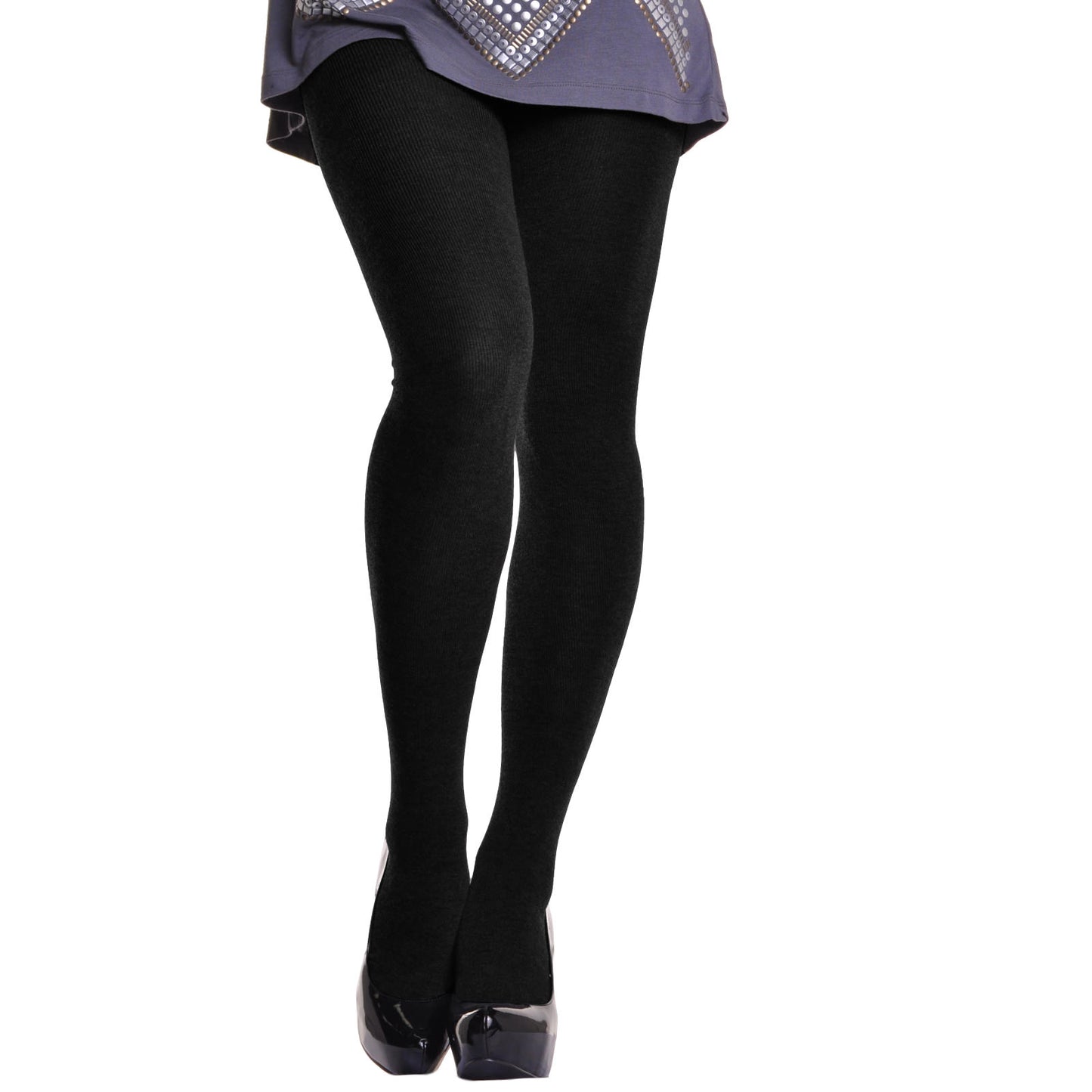 Winter Warmth Patterned Footed or Footless Tights (6-Pack)