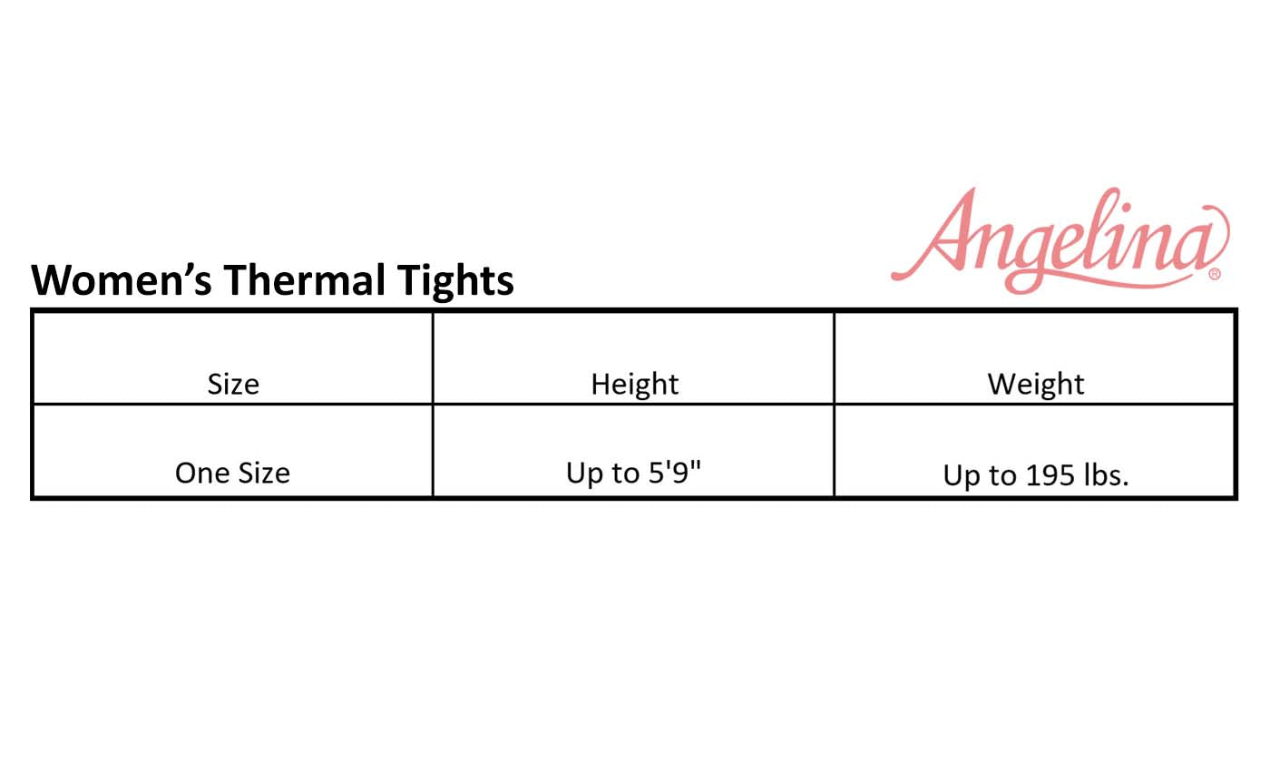 Winter Warmth Brushed Interior Thermal Tights (1-6 Pack)