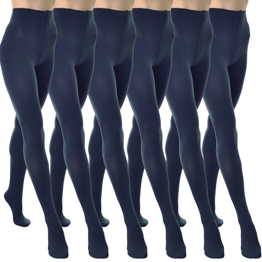 Winter Warmth Brushed Interior Thermal Tights (1-6 Pack)