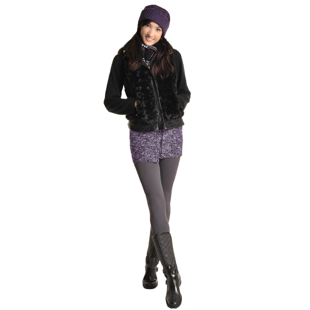 Seamless Footless Leggings with Winter Warmth Plus Lining (1-Pack)