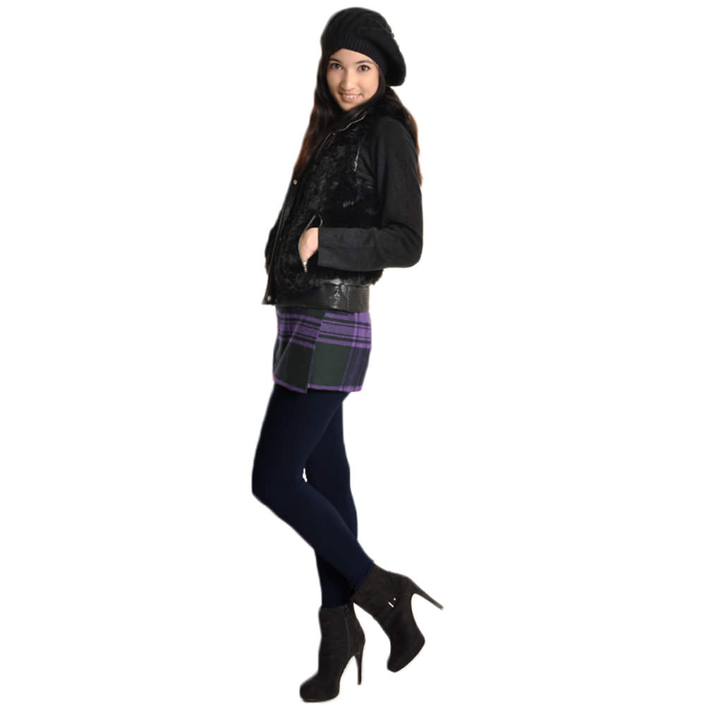 Seamless Footless Leggings with Winter Warmth Plus Lining (1-Pack)