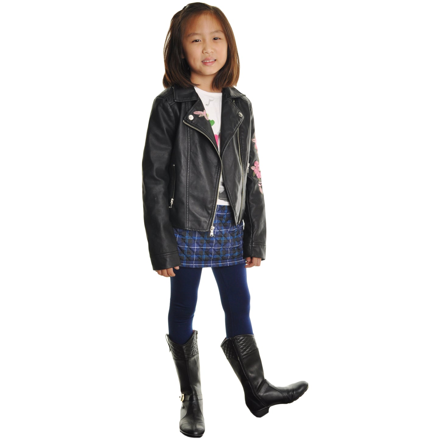 Girls' Fleece-Lined Leggings (6-Pack)