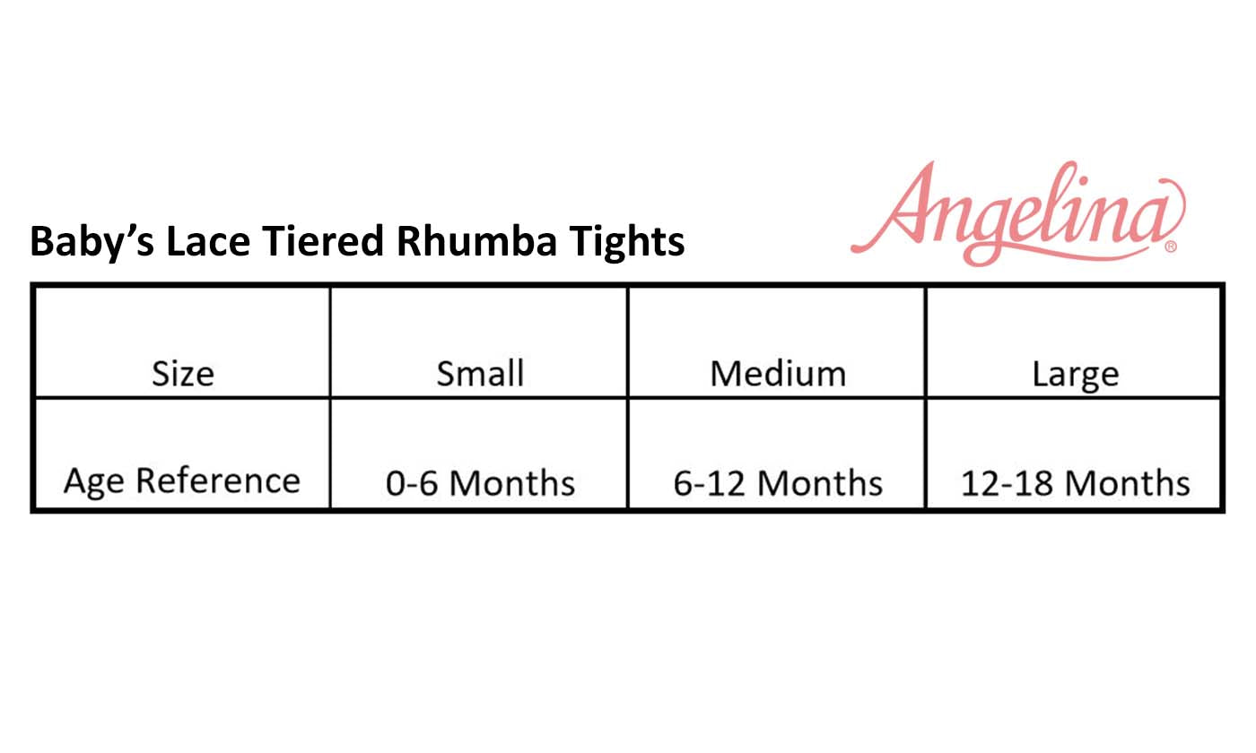 Baby's Lace Tiered Rhumba Tights (6-Pack)