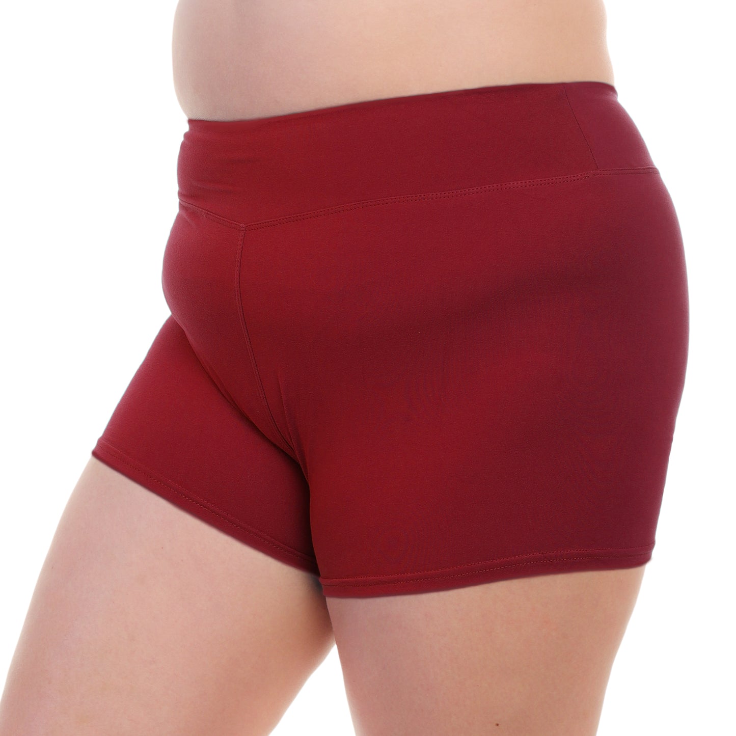 Women's Microfiber High Waist Safety Boyshorts (6-Pack)