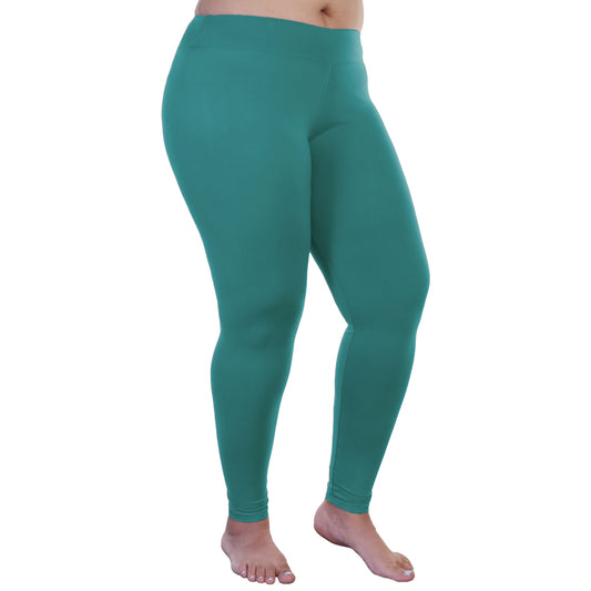 Women's Microfiber High Waist Full Coverage Leggings (6-Pack)