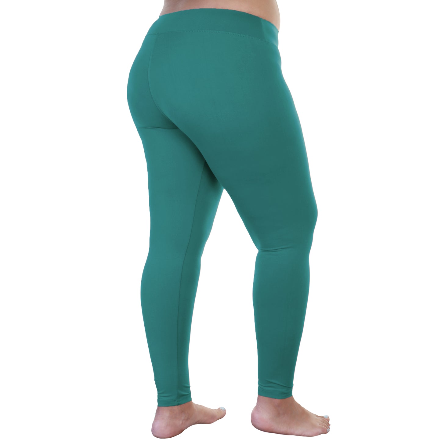 Women's Microfiber High Waist Full Coverage Leggings (6-Pack)