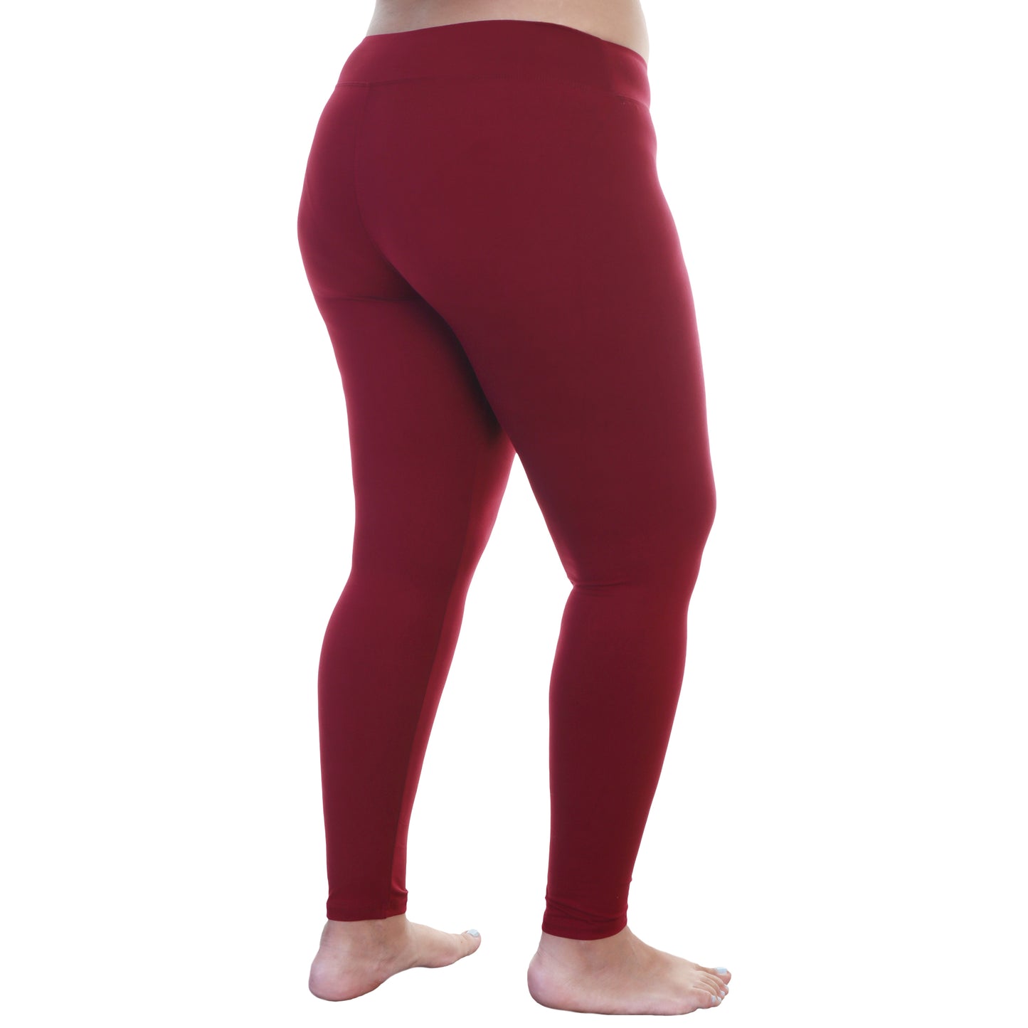 Women's Microfiber High Waist Full Coverage Leggings (6-Pack)