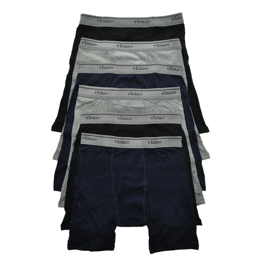 Mens Cotton Comfort Boxer Briefs (6-Pack)