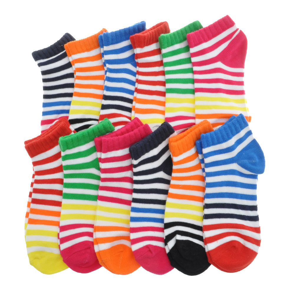 Cotton Low Cut Trainer Socks (12-Pairs)