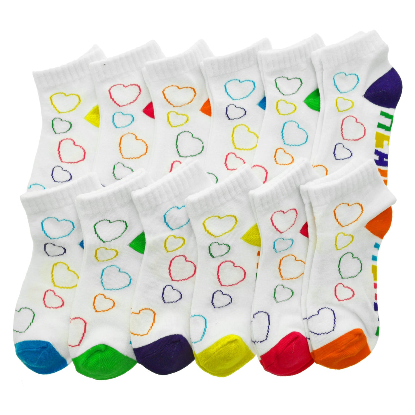 Cotton Low Cut Trainer Socks (12-Pairs)