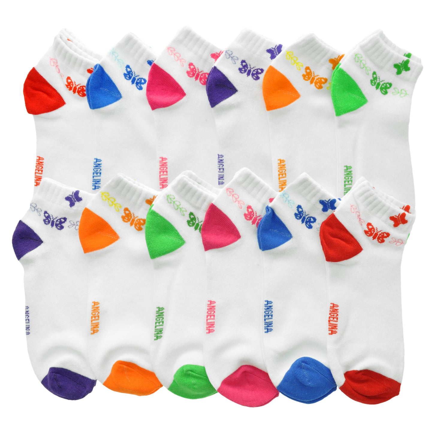 Cotton Low Cut Trainer Socks (12-Pairs)