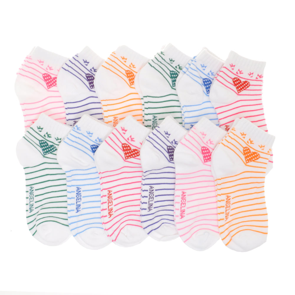 Cotton Low Cut Trainer Socks (12-Pairs)