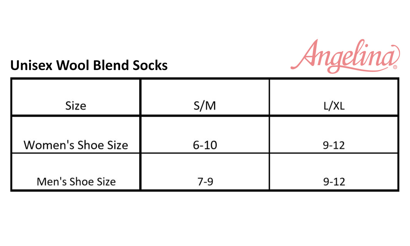 Marled Unisex Wool Blend Crew Socks (3-Pairs)