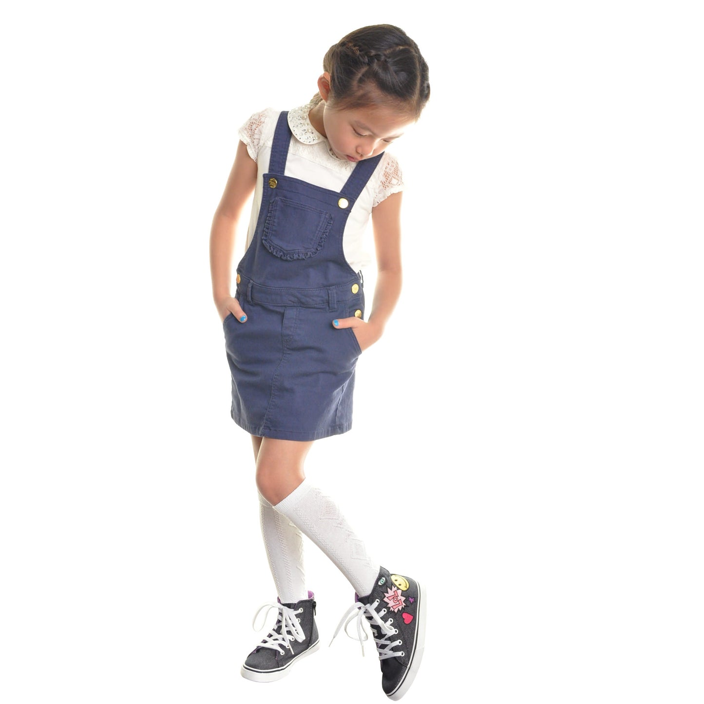Cotton Classic Uniform Knee-High School Socks (12-Pairs)