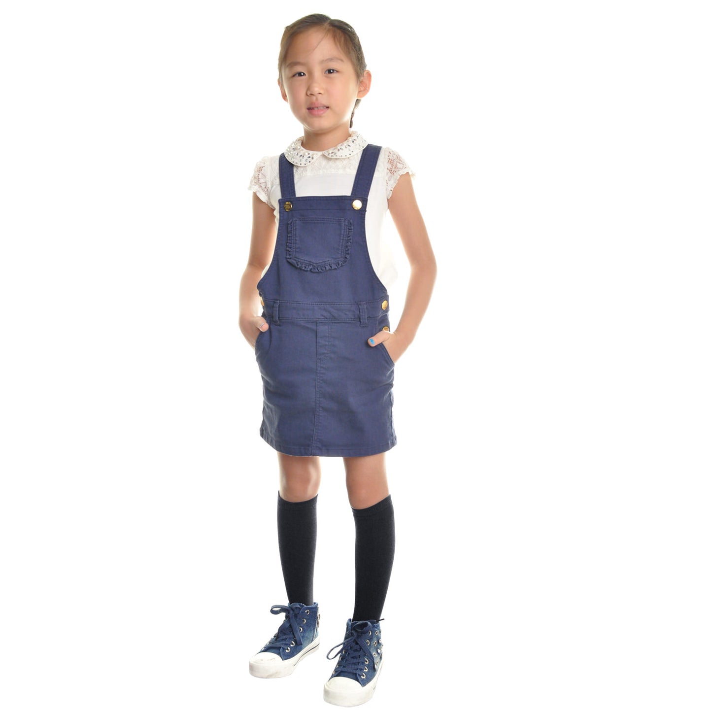 Cotton Classic Uniform Knee-High School Socks (12-Pairs)