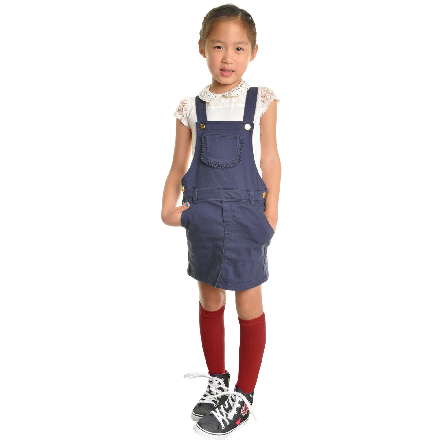 Cotton Classic Uniform Knee-High School Socks (12-Pairs)