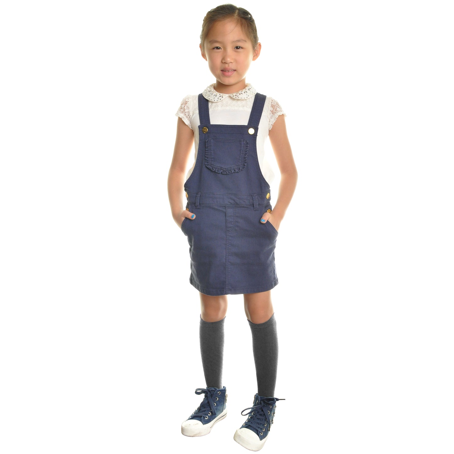 Cotton Classic Uniform Knee-High School Socks (12-Pairs)