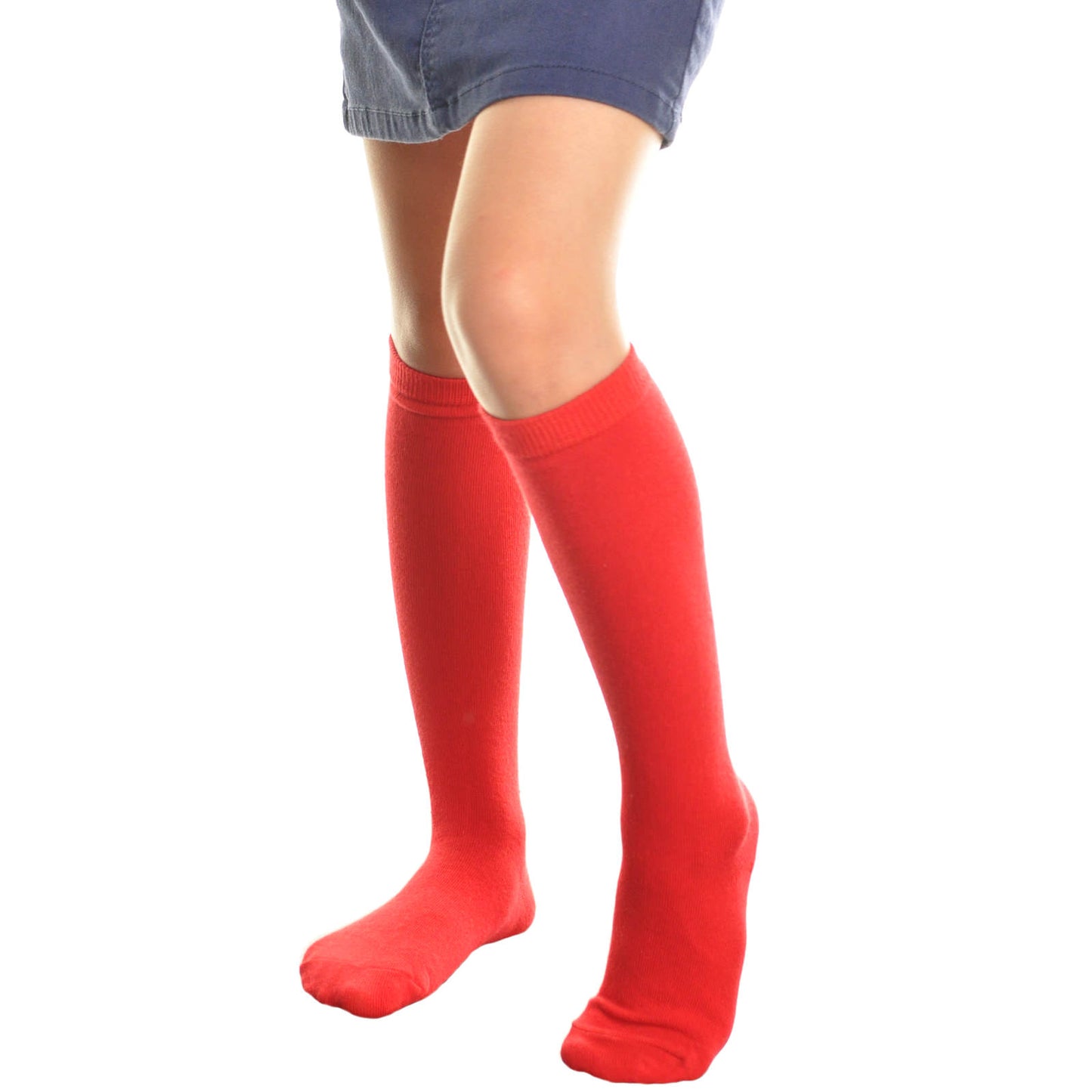 Cotton Classic Uniform Knee-High School Socks (12-Pairs)
