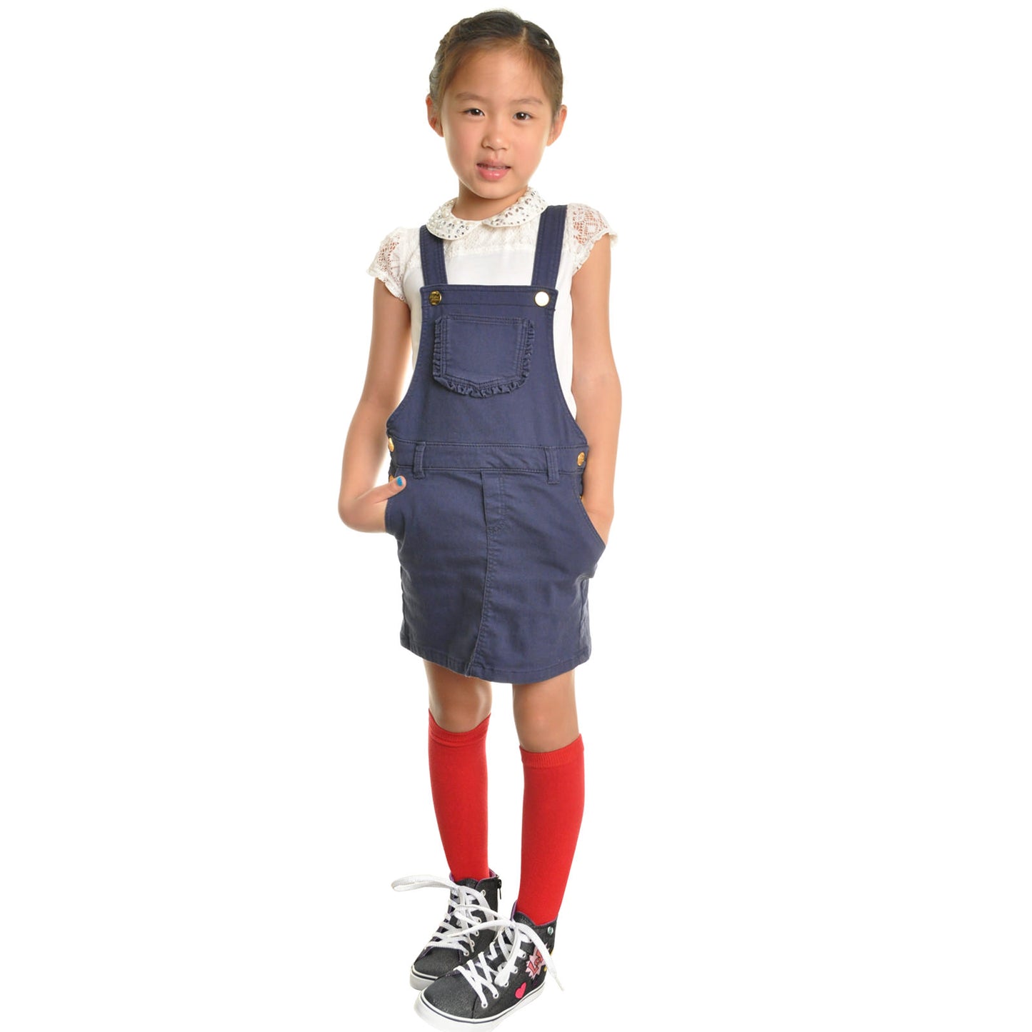 Cotton Classic Uniform Knee-High School Socks (12-Pairs)