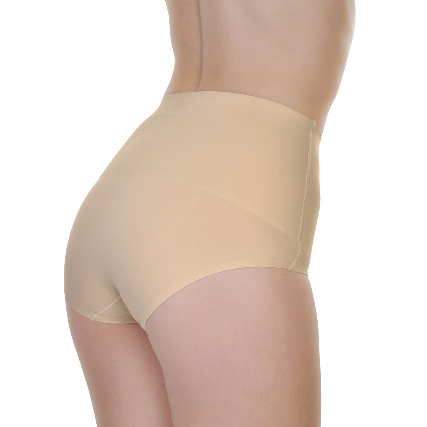 Microfiber Mid-Rise Waist Body Shaper Panties (6-Pack)