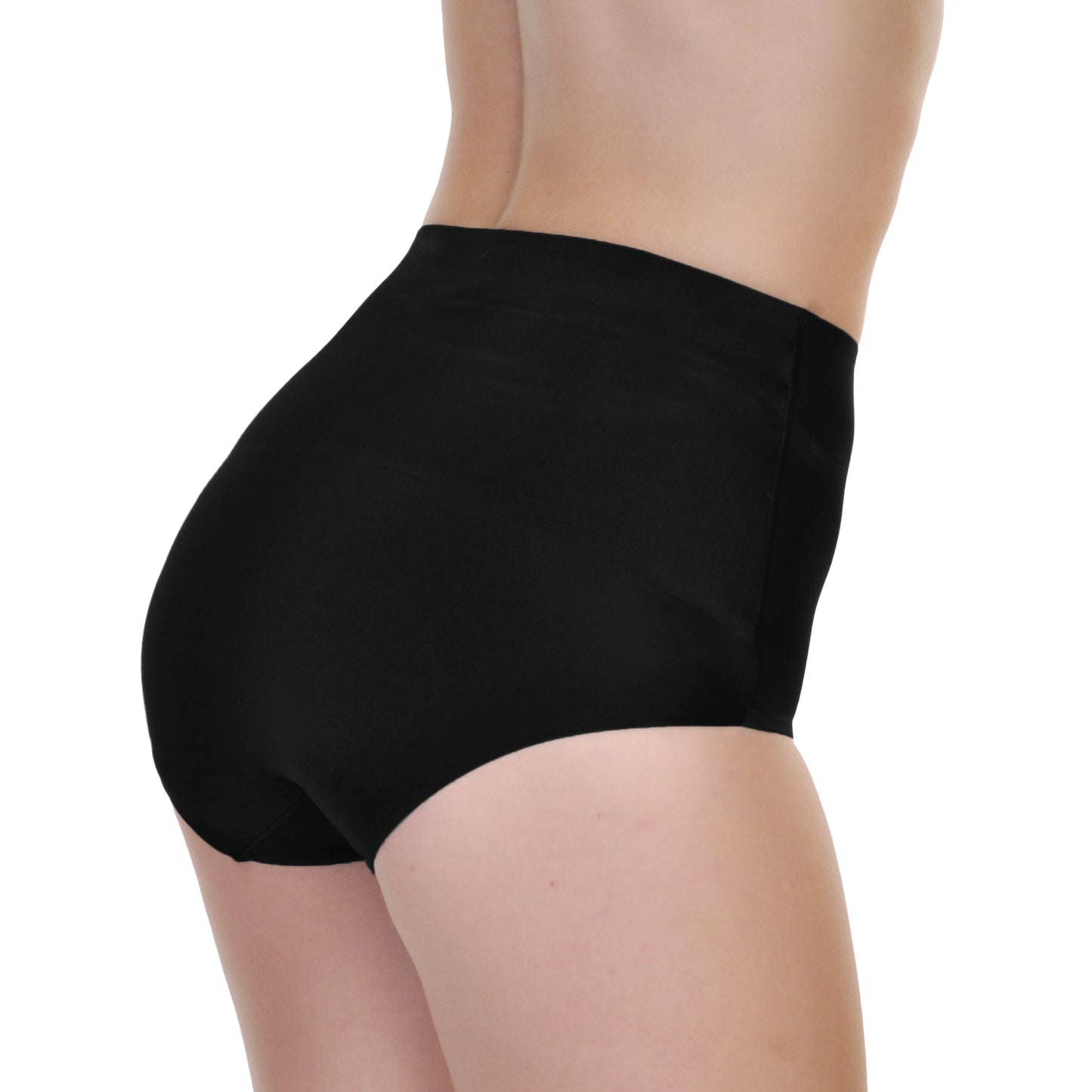 Microfiber Mid-Rise Waist Body Shaper Panties (6-Pack)