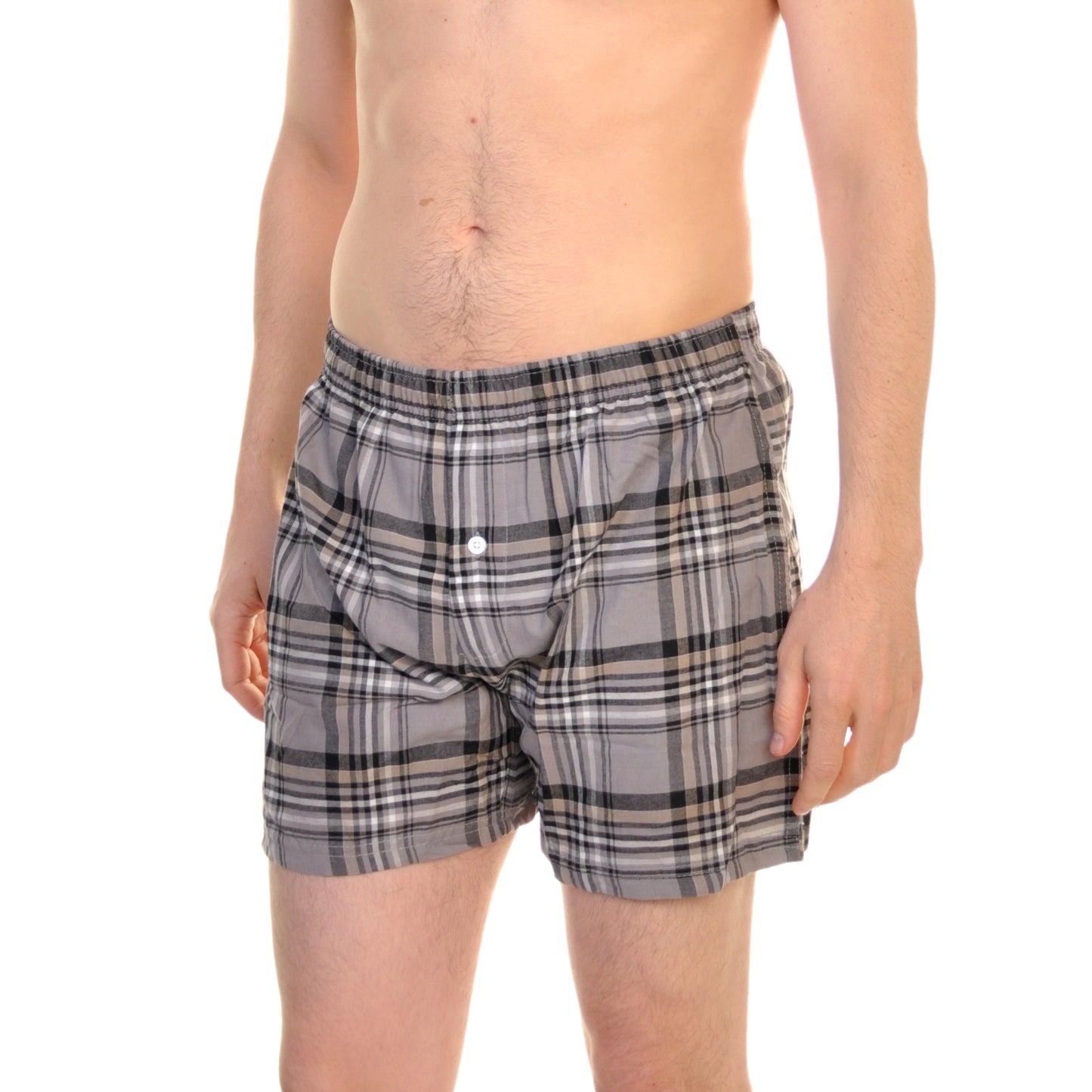 Men's Cotton Blend Boxer Shorts (12-Pack)