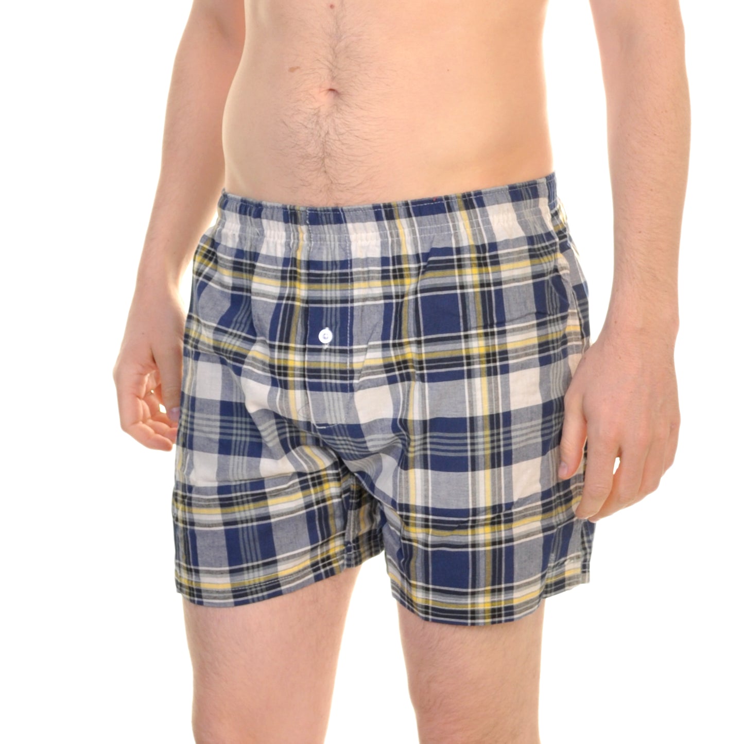Men's Cotton Blend Boxer Shorts (12-Pack)