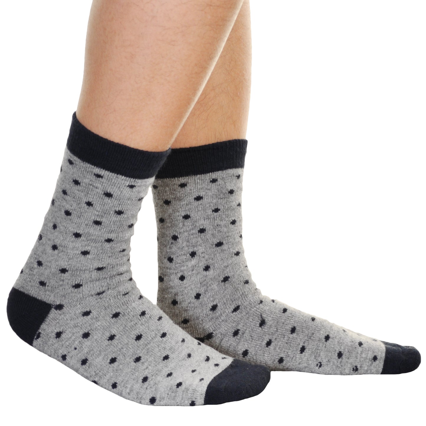 Men's Wool Blend Crew Socks (6-Pairs)