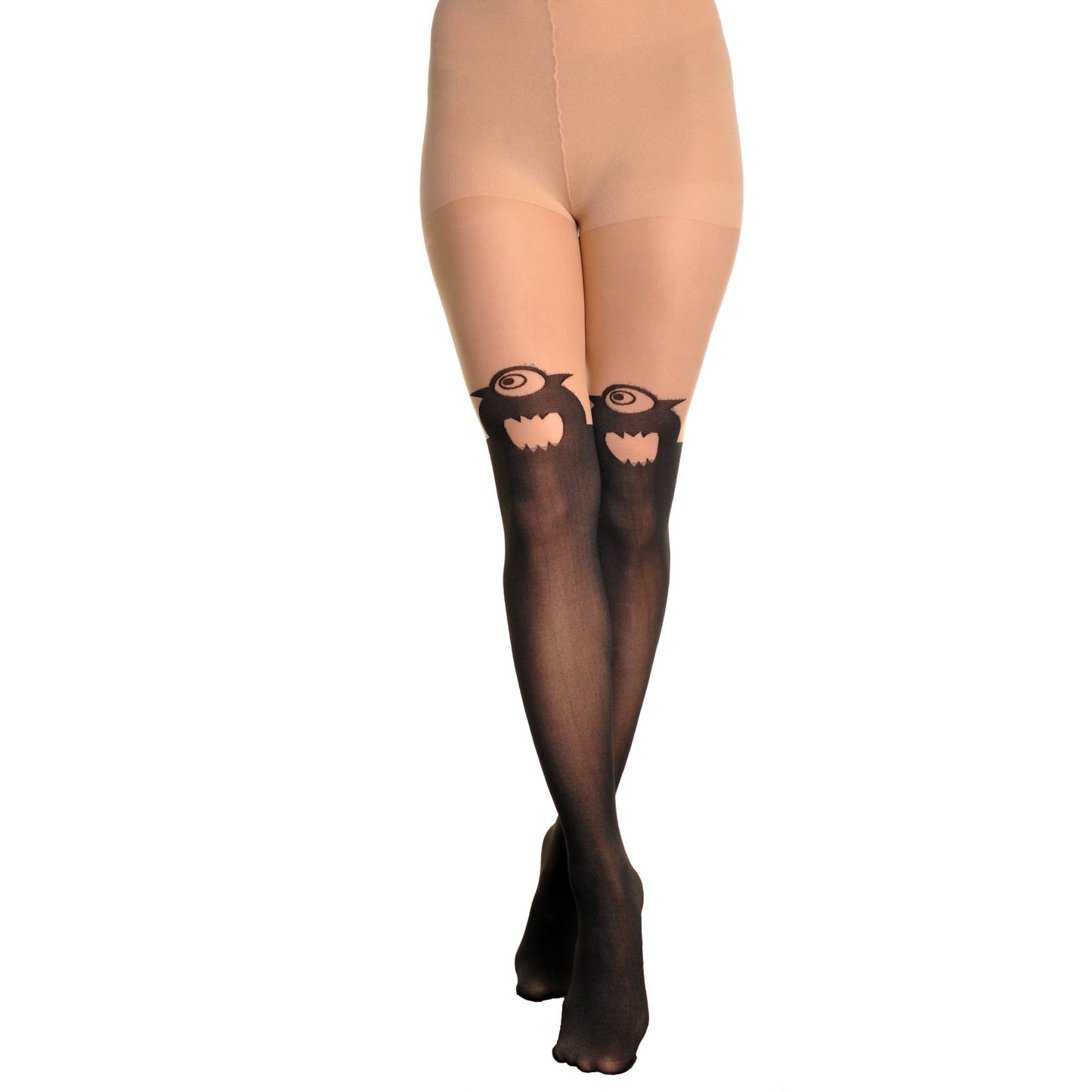 Animal Pattern Faux Thigh High Pantyhose (1-Pack)